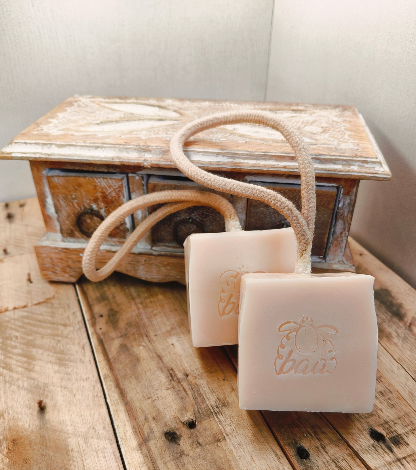Tallow on a rope Soap Baa