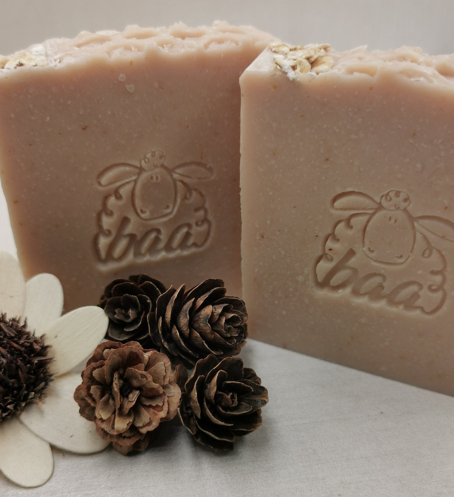 Goat Milk, Oat Flour and Honey Soap Baa