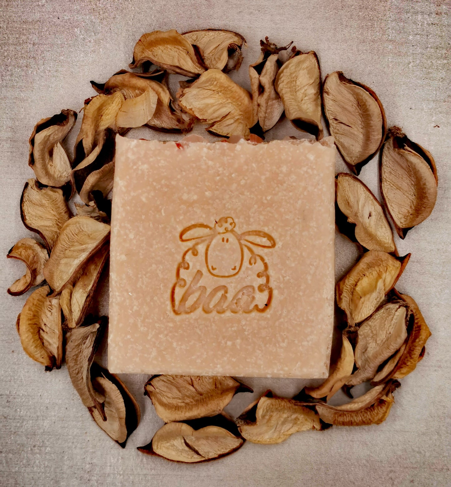 Pink Clay & Sea Salt Soap Baa with Neroli & Citrus Fragrance and Essential Oils (V)