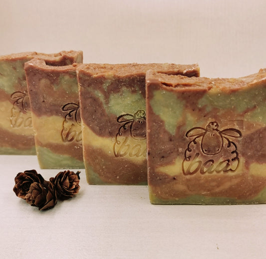 Rustic Retro Soap Baa with Tobacco Fragrance Oil (V)